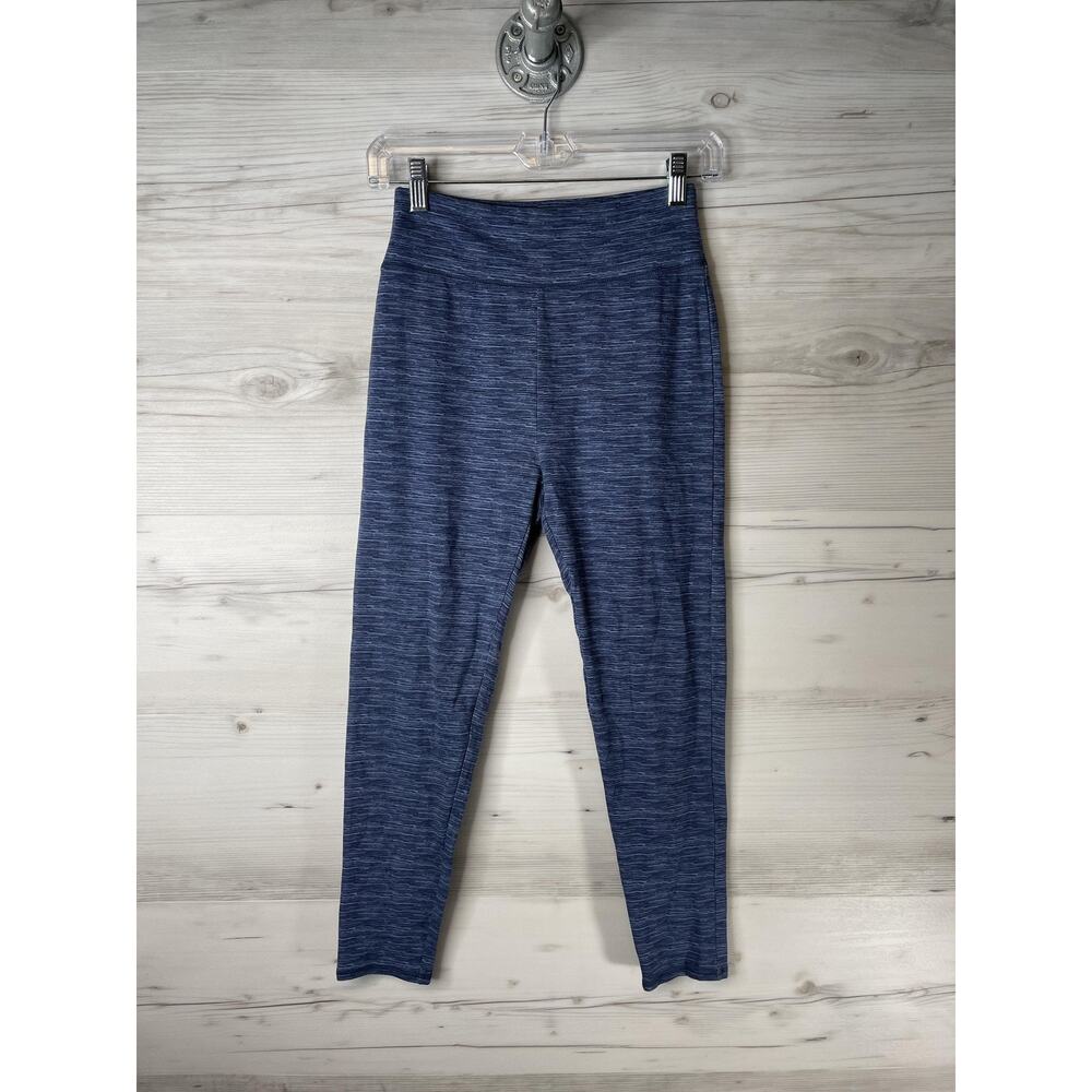 Flirtitude Active Pants Womens‎ Medium Blue Heather Stretch Yoga Leggings